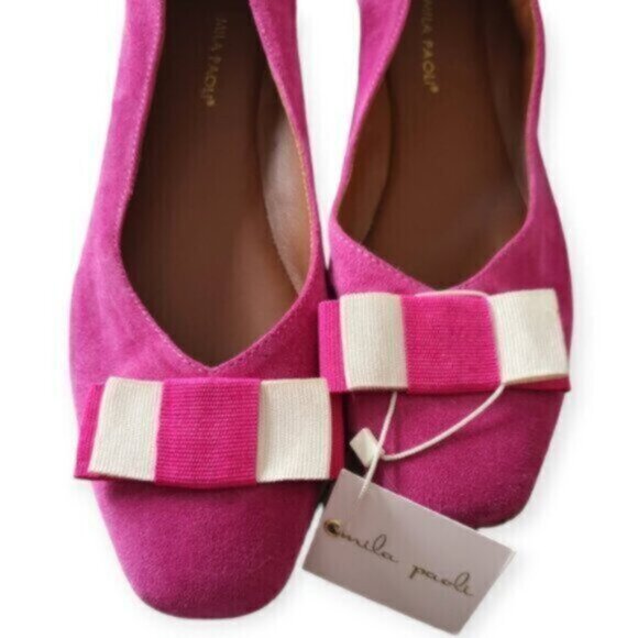 Mila Paoli Italy Leather Ballet Flats NWT Sz 9 - Picture 3 of 6